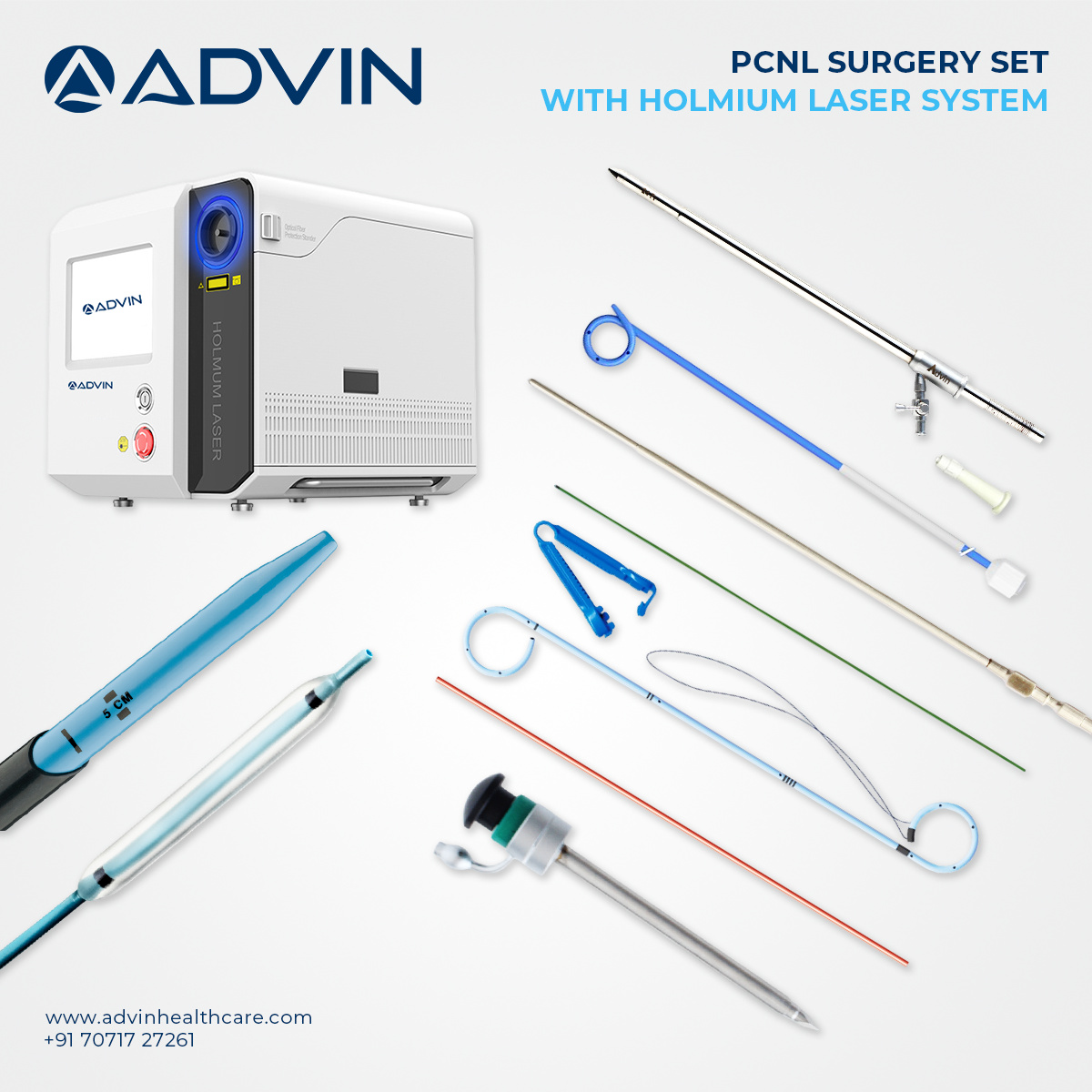 PCNL Set with Laser