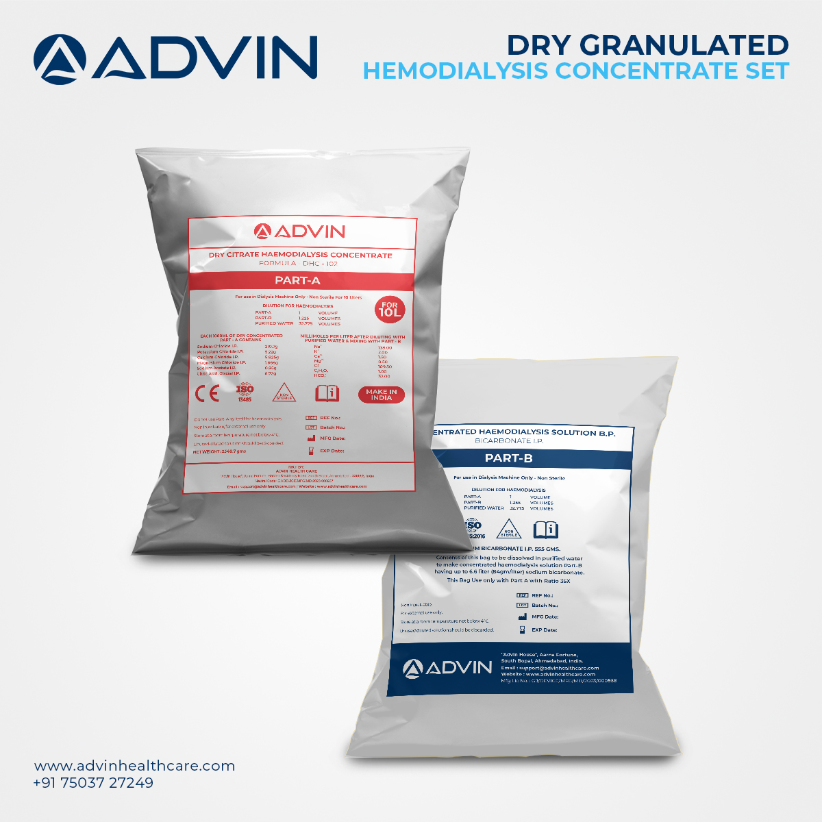 Dry Granulated Haemodialysis Concentrate