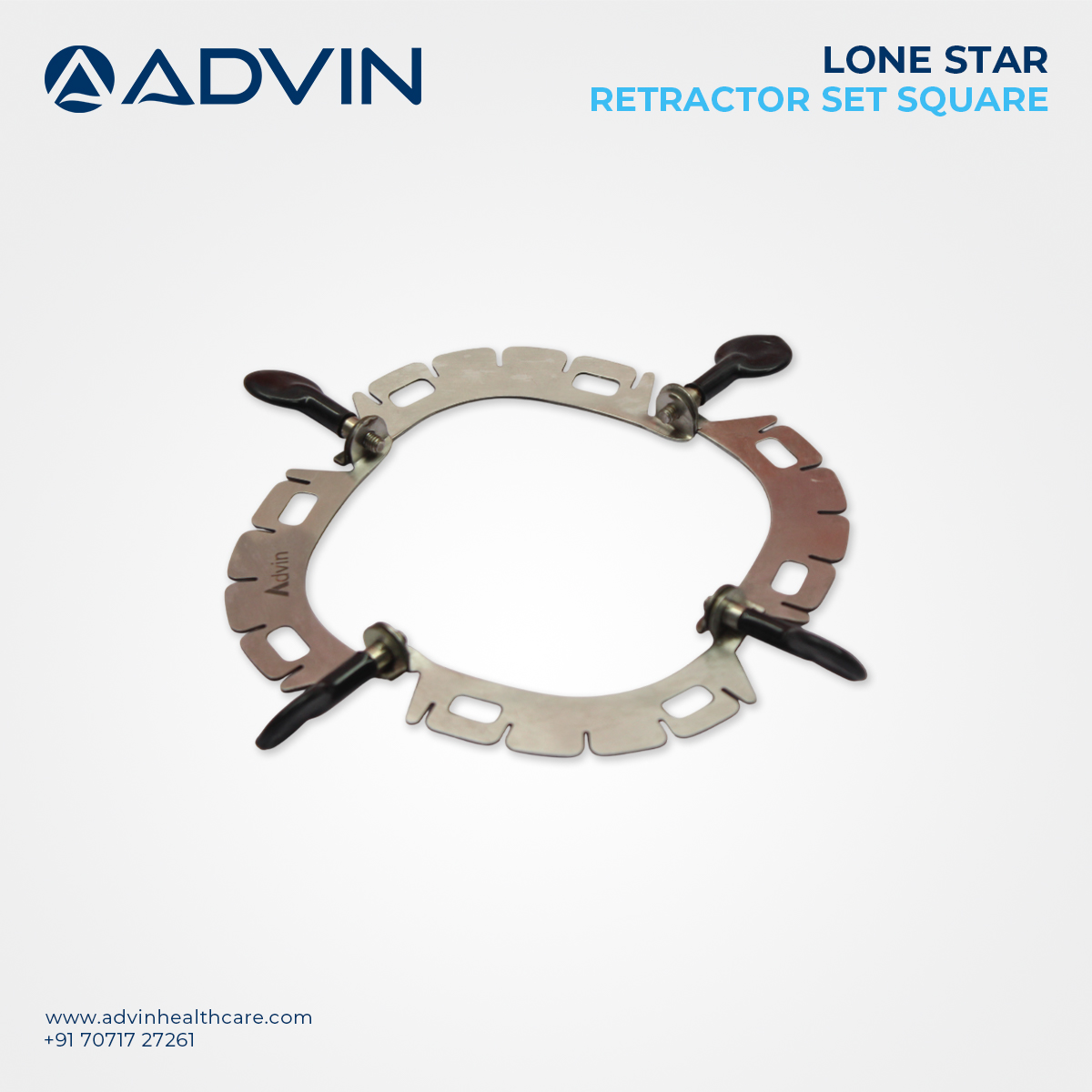 Lonestar Retractor Set Square
